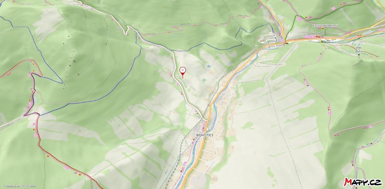U Dvou Studni Hotell Loučná nad Desnou Exteriör bild